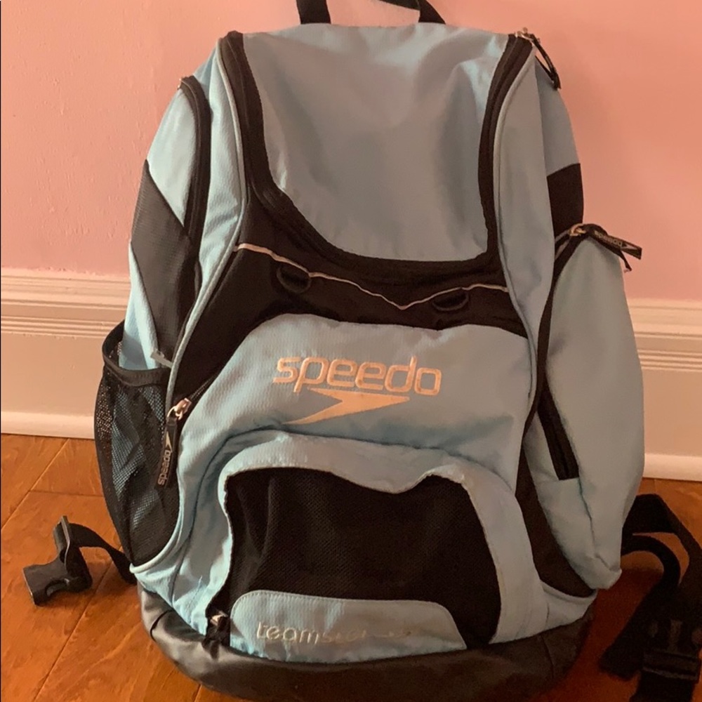 Blue Speedo backpack